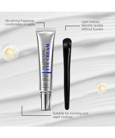  WJnflQN Moisturizing Eye Cream | 20g with Brush Fast Absorption Firming Eye Contour Cream | Suitable for Wife Girlfriend Sisters Friends Day Night Home Dorm Travel - Buy Online on GoSupps.com