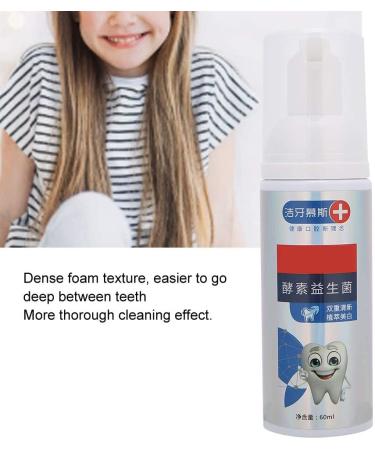Kids Tooth Cleaning Mousse - Strawberry Flavor Foam Toothpaste for Oral Care | International Shipping Available - Buy Online on GoSupps.com