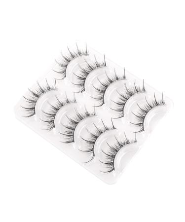 Manga-Shadow Natural Look Mink Lashes 5-Pack - Calesi False Lashes Wispy & Clear Fake Eyelashes - Buy Online on GoSupps.com