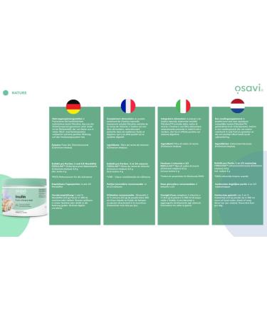 Osavi Inulin from Chicory Root 270g - Buy Online on GoSupps.com