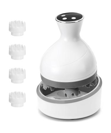 Best cool electrical head massage portable scalp massage device wirelessly head massage device with 3 kneading variant cats massage device 5 intensity levels for shoulder head back muscles relaxation