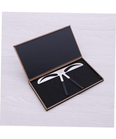 Amosfun 3pcs Eye Brow Shaping Kit Eyebrow Drawing Tools Eyes Eyebrow Ruler Set Template Eyebrow Shape - Buy Online on GoSupps.com