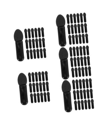 Baluue 500 Pcs Mini Eyeshadow Swab Lip Balm Brush Lip Scrub Brush Eyeshadow Makeup Wand Plastic