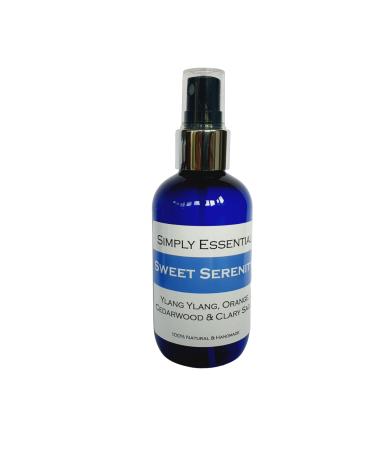 Simply Essential Sweet Serenity Aromatherapy Pillow Spray with Ylang Ylang Orange Cedarwood and Clary Sage Essential Oils 100ml