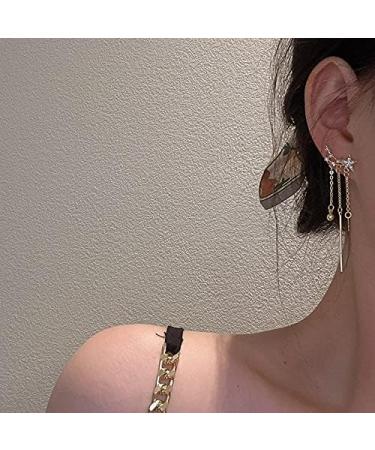 Earrings for Women Ladies Earrings Fashion Elegant Women's Tassel Pendant Star Earrings Pendant Earrings Party Banquet Jewelry Fashion Earrings Earrings for Women - Buy Online on GoSupps.com
