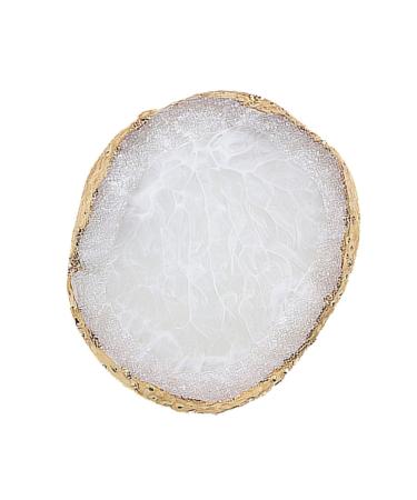 SOESFOUFU Resin Manicure Palette Presentation Tray for Nail Art Smooth Texture Easy to Clean for Nail Art Creations