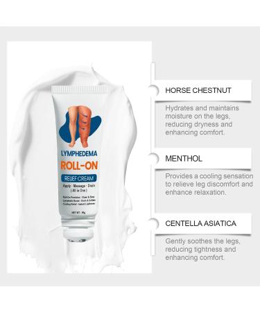  Jingmiger Leg Cramp Cream - 50g Massage Ball Moisturizing and Soothing Lotion - Moisturizing Leg Care - For Skin Types Travel Home Family Women Friends - Buy Online on GoSupps.com