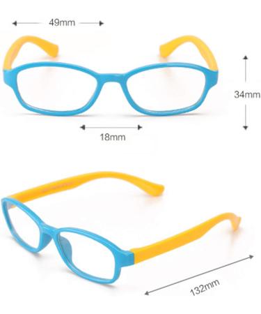 Buy Children's Glasses Frame with Clear Lens for Boys & Girls (Ages 5-12) - Includes Black Red Glasses Case - International Shipping Available - Buy Online on GoSupps.com