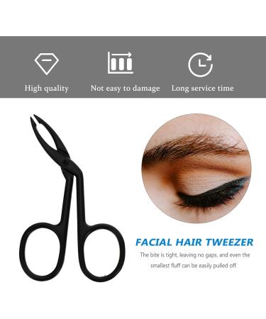 Fomiyes Curved Eyebrow Pliers & Slant Tip Tweezers - Eyebrow Salon Set for Precision Hair Removal - International Shipping Available - Buy Online on GoSupps.com