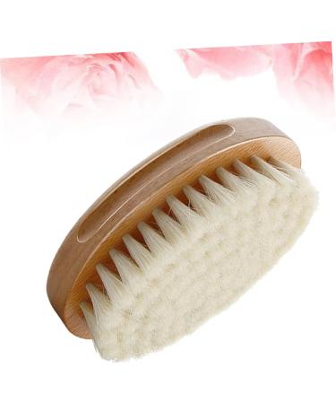 Healvian Baby Bath Cleaning Brush Set - Newborn Hair Brush, Shower Massage Comb Kit - White 11x6cm - Buy Online on GoSupps.com