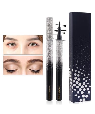 Waterproof Eyeliner Eyeliner Black Liquid Eyeliner Precision Miniature Miniature Fast -drying Eyeliner Black and Brown