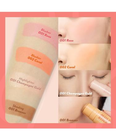 I'm Meme Contour Stick & Highlighter Bundle - Shading Bronzer & Champagne Gold Multi-stick Set - Buy Online on GoSupps.com