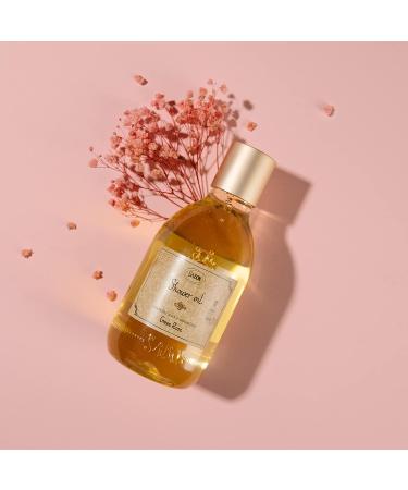 Green Rose Shower Oil - Moisturizing Body Wash with Lemon Bergamot Citrus, Enriched with 4 Natural Oils - 10.5 Fl Oz - For All Skin Types - Buy Online on GoSupps.com