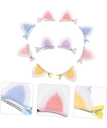 minkissy 20 Pairs Children's Hairpin Cat Ears Plush Ear Hair Clips Furry Ear Hair Clips Ears Hair Clip Little Girl Hair Clips Barrettes for Girls Kids Hairpins Baby Bangs Fabric Kitten - Buy Online on GoSupps.com