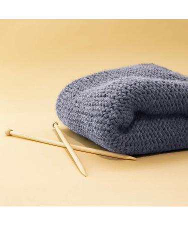 Calm Club Knitting Kit & Guide - Crochet a Chunky Knit Blanket | Craft Kits for Adults | Beginner Crochet Set with Chunky Yarn, Needles & Guide - Ideal Knitting Gift Set - Buy Online on GoSupps.com