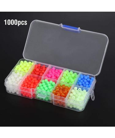 OKBY Fishing Beads - Glow 1000pcs Box | Plastic Round Fishing Tackle & Lure Tools for Outdoor Adventures - Buy Online on GoSupps.com