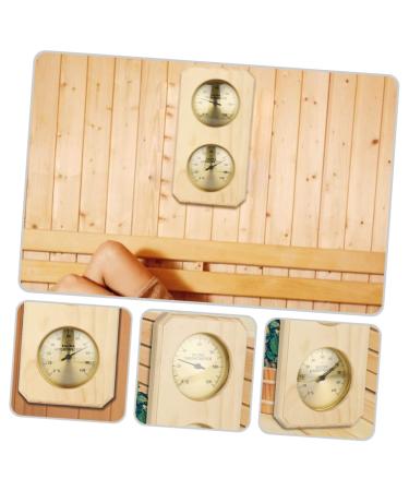 Happyyami Sauna Temperature & Moisture Meter | Thermometer & Hygrometer for Home & Outdoor Use | Sauna Barometer | Kitchen & Wall Accessories - Buy Online on GoSupps.com