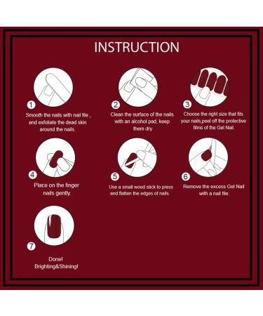 WOKOTO Red Series Solid Color Nail Wraps - 20 Sheets | Self-Adhesive Nail Stickers with Nail File | Real Nail Polish Strips for Women's Nail Art - Buy Online on GoSupps.com