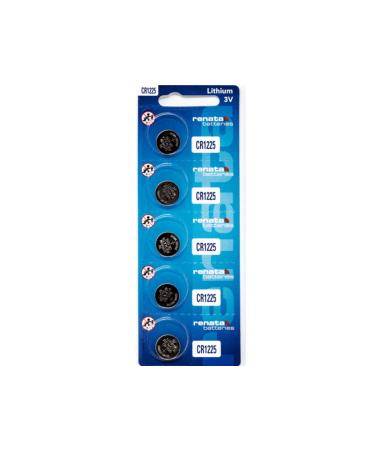 Renata Batteries CR1225 Watch Battery (5 Pack) 5 Count (Pack of 1)