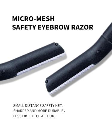 Rolempon Facial Razors for Women - 8 Ergonomic Eyebrow & Dermaplaning Tools with Protective Cover | Safe & Easy Facial Hair Removal - Buy Online on GoSupps.com