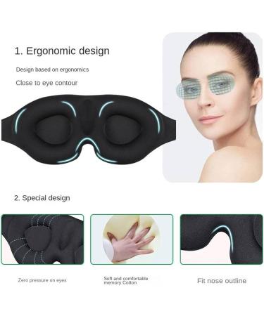 Memory Foam Purple Eye Mask - Shading, Ventilation for Better Sleep - Buy Online on GoSupps.com