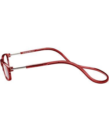 TBOC +4.00 Reading Glasses for Men & Women - Bordeaux Foldable Adjustable with Magnetic Closure | Presbyopia Aid (1 Pack) - Buy Online on GoSupps.com