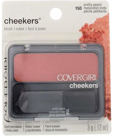 CoverGirl Cheekers Blush 150 Pretty Peach - 0.12 oz | Buy Online - Buy Online on GoSupps.com