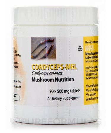Cordyceps Sinensis-MRL 500 mg - 90 Tablets by Mycology Research Laboratories