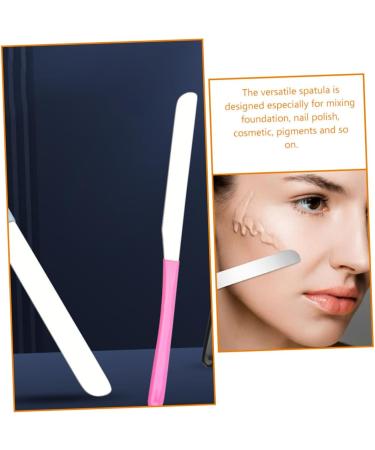 POPETPOP Cosmetic Mixing Spatula Makeup Stirring Tool Double Sided Design For Foundation Blush Eyeshadow 1600X100X050CM Pink - Buy Online on GoSupps.com