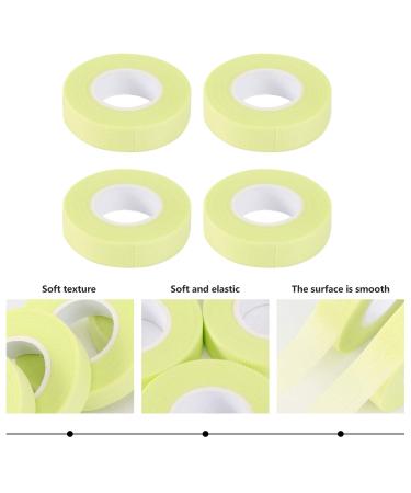 Beavorty Eyelash Tape - 4 Rolls Non-Woven Fabric Adhesive Tape for Eyelash Extensions - Breathable Foam Lash Grafting Tape - Pink & Green - Buy Online on GoSupps.com