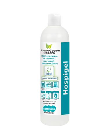 BACTERISAN BACTERISAN Bacterisan Hospigel 1L: Dermo-ecological protective shampoo gel: Creamy and foaming shampoo for daily use: Ecolabel product