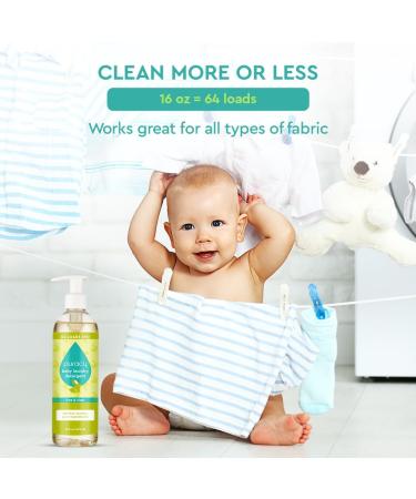 Puracy Liquid Baby Laundry Detergent - 1 4 Dioxane Free Natural & Scent-Free Stain Fighting Enzymes - 16oz Concentrate for Safe Baby Laundry - Buy Online Internationally - Buy Online on GoSupps.com