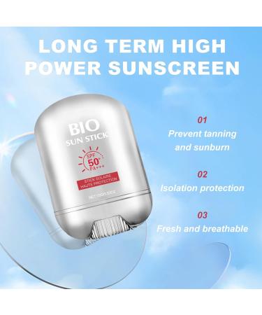 Bio Sun Stick SPF 50 - Organic Sunscreen Stick for Face & Body | Eco-Friendly Sun Protection - Buy Online on GoSupps.com