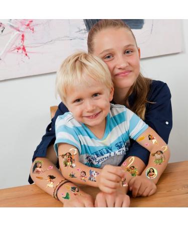 Moana Temporary Tattoos Stickers - Birthday Party Supplies, Decorations & Favors for Boys and Girls - 8 Sheets - Buy Online on GoSupps.com
