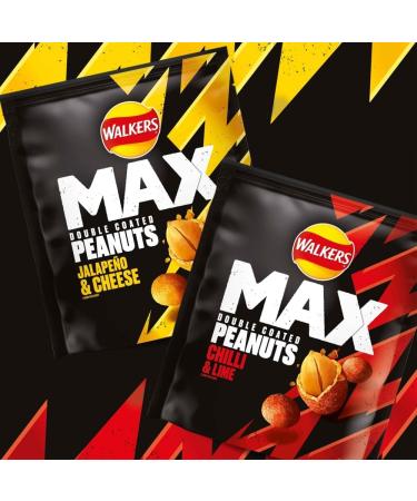  Walkers Walkers Max Strong Jalape o & Double Layer Cheese Peanuts 175g (Pack of 8) - Buy Online on GoSupps.com