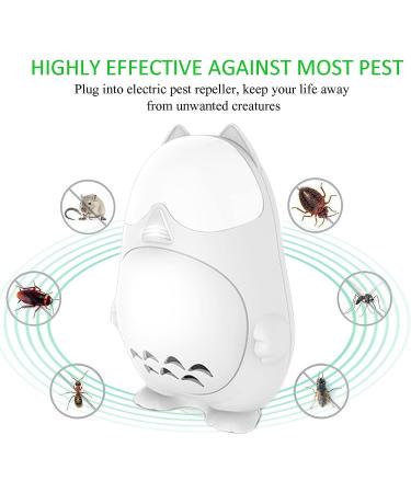 HOMEELF Ultrasonic Pest Repeller - 6 Pack Electronic Rodent Repellent for Rat, Mice, Roach, Spider & Insects - Buy Online on GoSupps.com