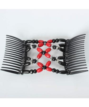 JUSTFOX - Trendy African Wooden Hair Clip & Comb | Butterfly Flower Design | Perfect for All Hair Types - Buy Online on GoSupps.com