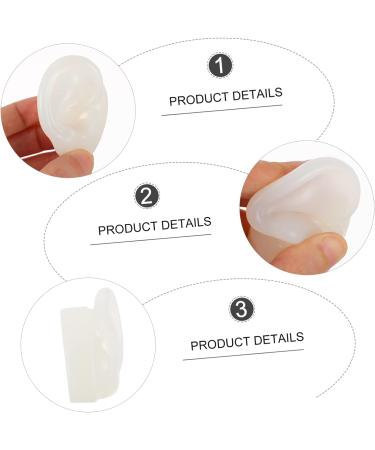 Lurrose Silicone Human Ear Display Stand for Earrings - Practice Teaching Tool - Buy Online on GoSupps.com
