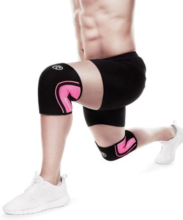Rehband Knee Support for Crossfit & Heavy Training - 5mm Neoprene Sleeve Unisex Pink - Multiple Sizes & Colors - Shop Now! - Buy Online on GoSupps.com