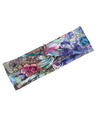ELACUCOS Women's Criss Cross Boho Floral Headbands - 4 Pack Set - Buy Online on GoSupps.com