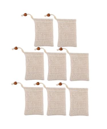Beatifufu 8pcs Lathering Mesh Soap Bag Bathing Soap Bag Soap Holder Bag Exfoliating Soap Bag Numb