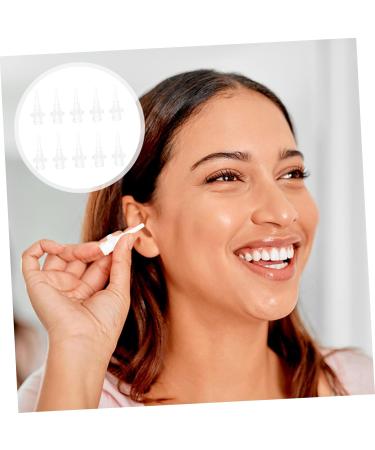 FOYTOKI 100pcs Ear Washer Disposable Tips Set Ear Wax Cleaning Tool for Effective Compatible Systems for Home and Travel Use - Buy Online on GoSupps.com