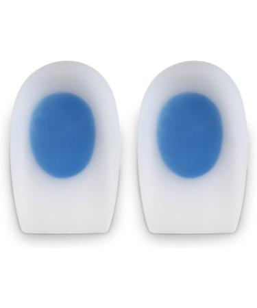 Buy Silicone Heel Pillows for Foot Pain Relief - Unisex Soft Insoles for Bone Spur & Plantar Fasciitis - Hypoallergenic & Odor-Resistant | Size L (39-41) - Buy Online on GoSupps.com