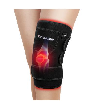 Infrared Red Light Therapy Knee Elbow Device for Body Joint Pain Therapy with 660nm Light and 850nm Near Infrared Light,APP Control,Home Use Led Red Light Therapy Pad Gift