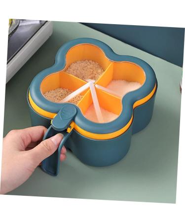 Alipis 1 Set Four-Grid Seasoning Bottle Seasoning Storage Can Pots Compartment Condiment Container Split - Buy Online on GoSupps.com