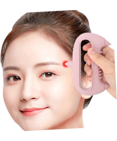 Magiclulu 5-in-1 Acupuncture Hand & Head Massager - Silicone Massage Gear & Scalp Peeling Brush - Pink Neck Scroll Wheel - Buy Online on GoSupps.com