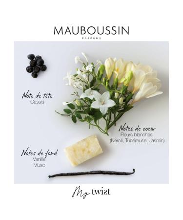 Mauboussin - My Twist 40ml (1.35 Fl Oz) - Eau de Parfum for Women - Floral Scent My Twist 1.35 Fl Oz (40ml) - Buy Online on GoSupps.com