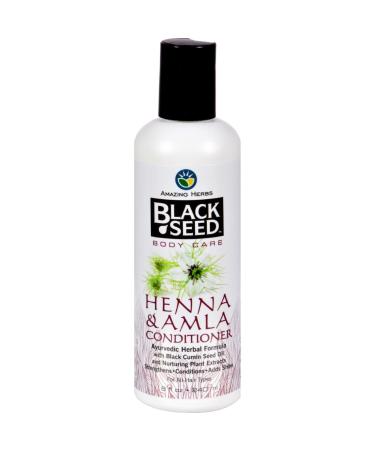 Black Seed Conditioner, Henna and Amla, 8 Ounce