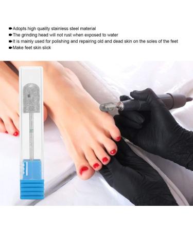 Nail Drill Bit Nail Polishing Head Stainless Steel for Exfoliation for Foot Dead Skin Removal for Manicure - Buy Online on GoSupps.com