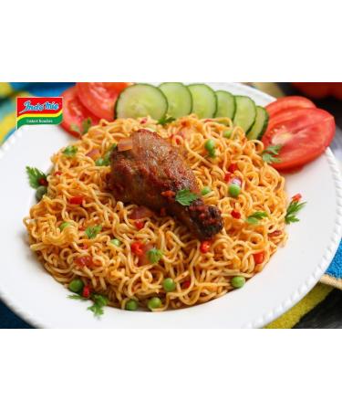 Gharana Swaad ka Khazaana Indomie Nigerian Chicken Noodles 70g (Pack of 40) | Authentic Flavor | Spicy & Savory Blend | Rich Nigerian Taste | Quality Ingredients | Speedy & Convenient - Buy Online on GoSupps.com